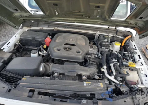 2021 Jeep Wrangler Unlimited Sahara 4Xe z USA, uszkodzony, nr VIN 1C4JJXP67MW768646